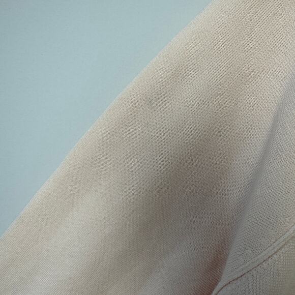 COS KNITTED POLO NECK JUMPER ORGANIC COTTON LIGHT PINK - Picture 12 of 13